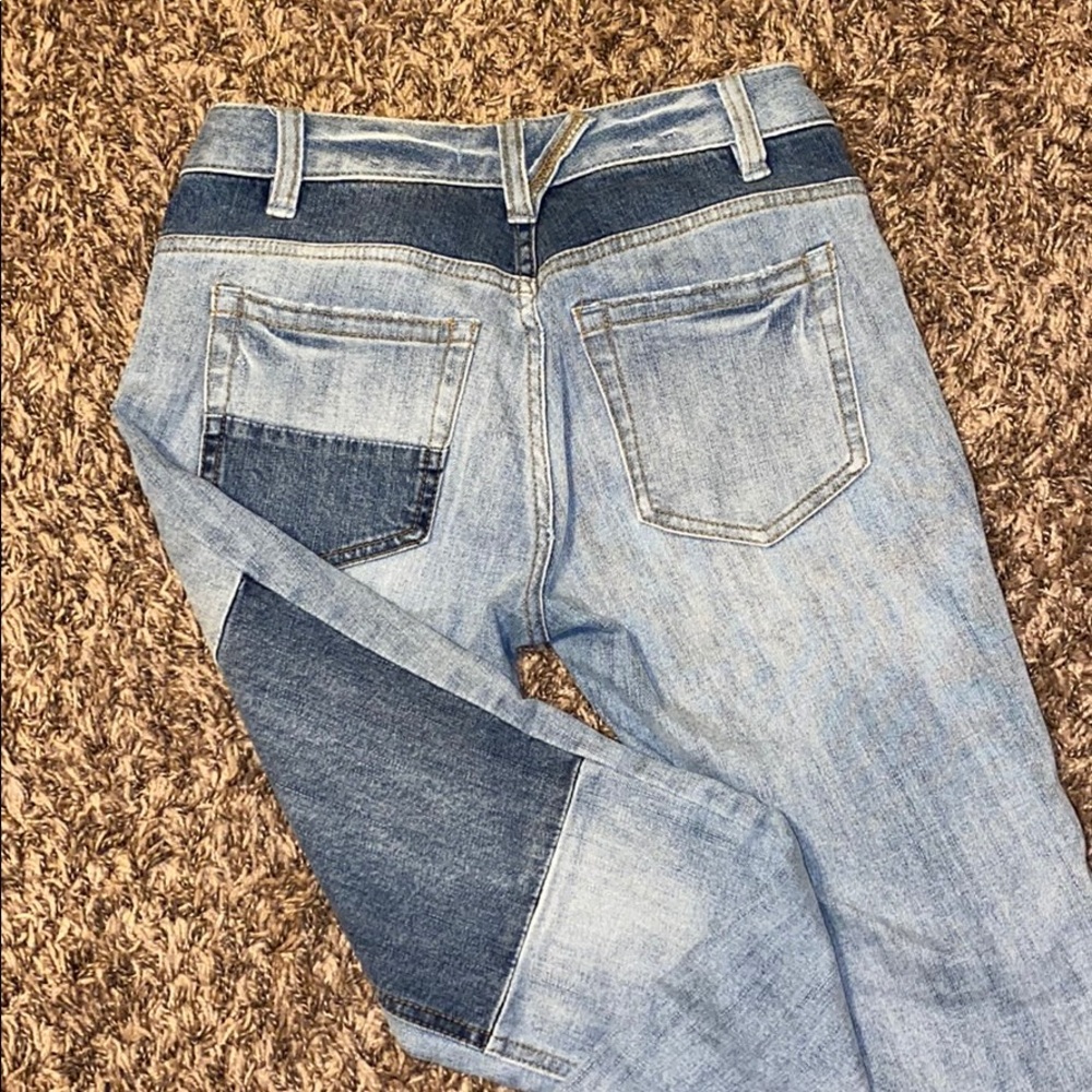 FREE PEOPLE patchwork jeans - Picture 4 of 4